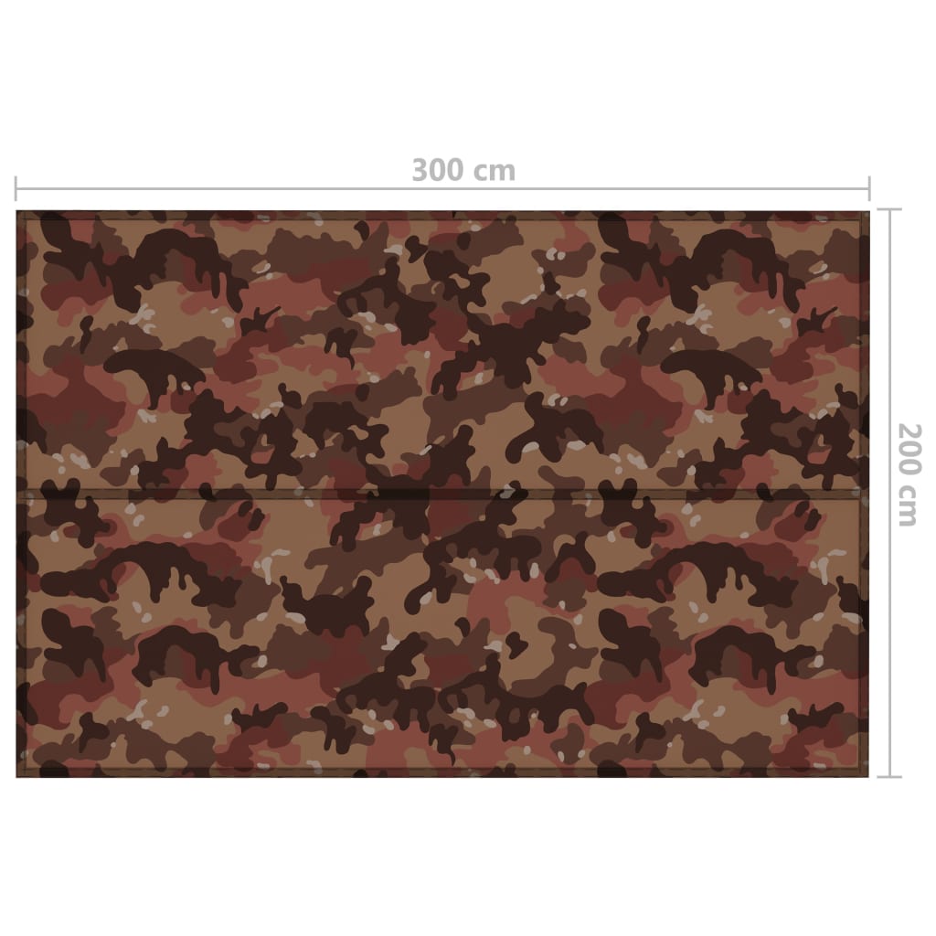 vidaXL Outdoor Tarp 3x2 m Camouflage