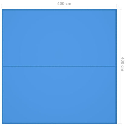 vidaXL Outdoor Tarp 4x4 m Blue