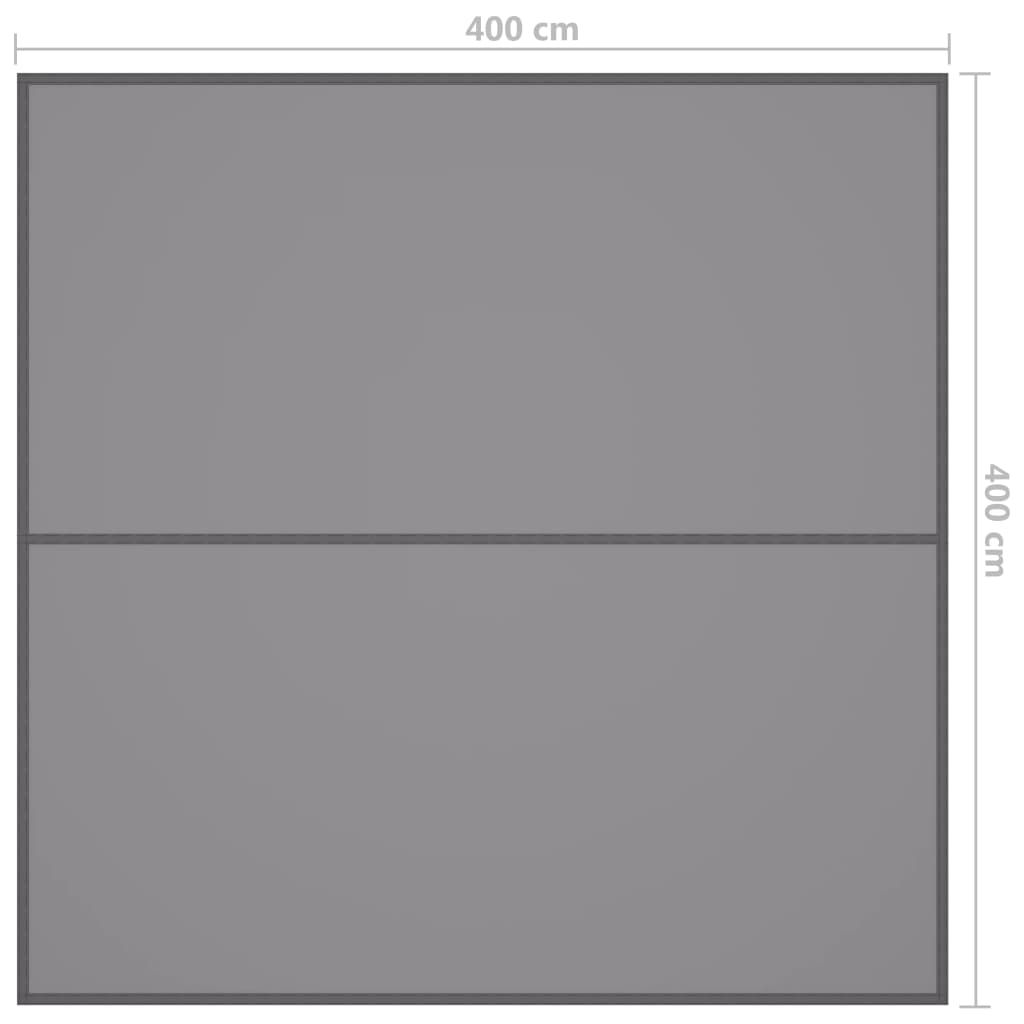 vidaXL Outdoor Tarp 4x4 m Grey