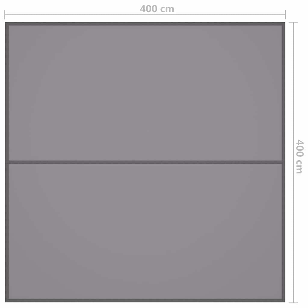 vidaXL Outdoor Tarp 4x4 m Grey