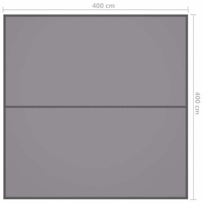 vidaXL Outdoor Tarp 4x4 m Grey