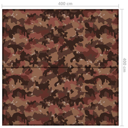 vidaXL Outdoor Tarp 4x4 m Camouflage