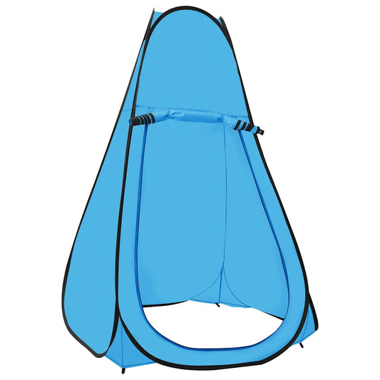 vidaXL Pop Up Shower Tent Blue