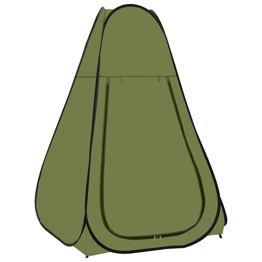 vidaXL Pop Up Shower Tent Green