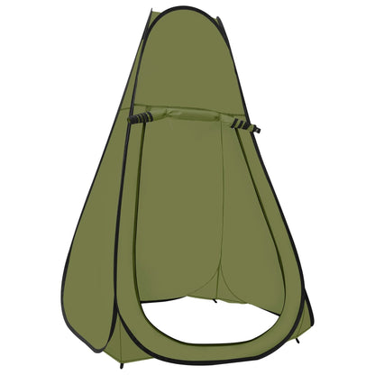 vidaXL Pop Up Shower Tent Green