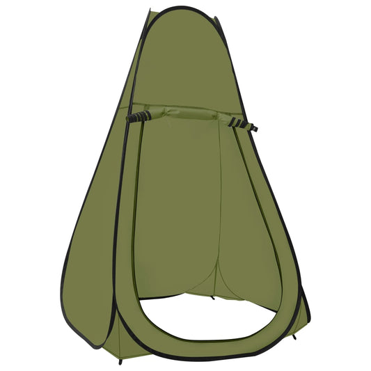 vidaXL Pop Up Shower Tent Green