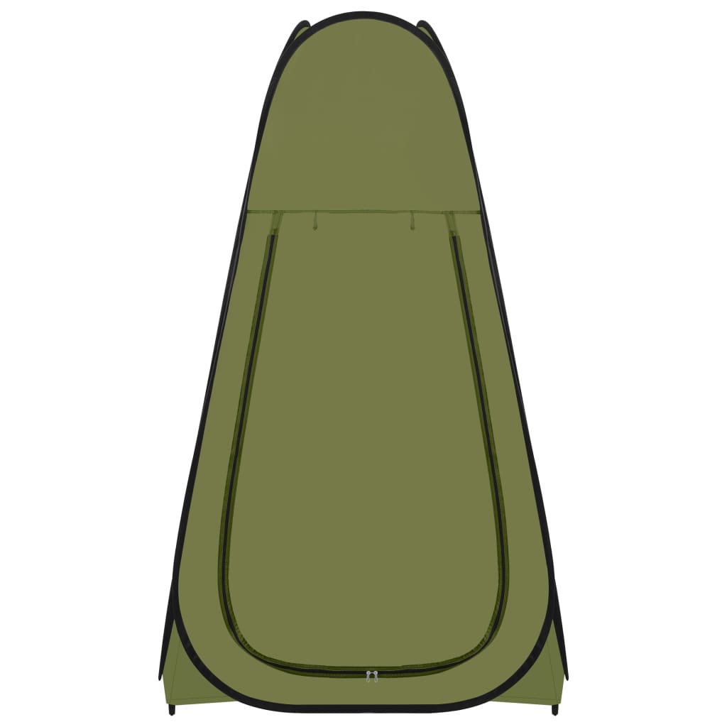 vidaXL Pop Up Shower Tent Green