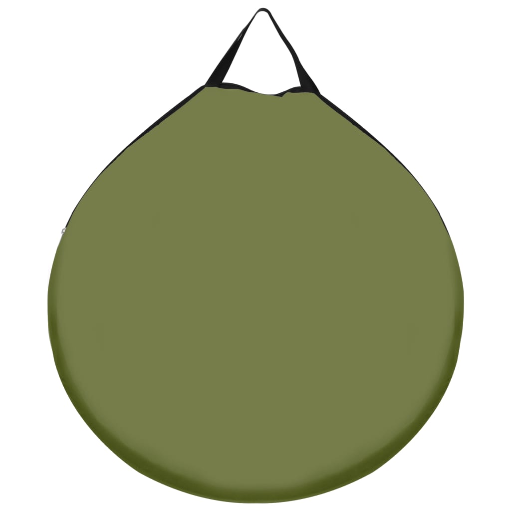 vidaXL Pop Up Shower Tent Green