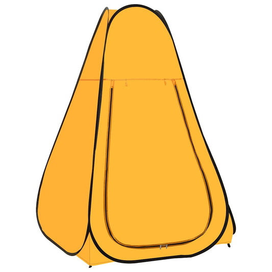 vidaXL Pop Up Shower Tent Yellow