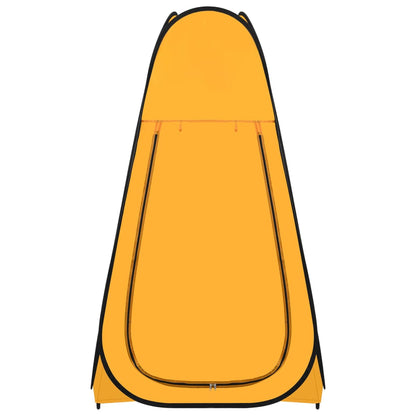 vidaXL Pop Up Shower Tent Yellow