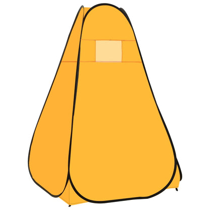 vidaXL Pop Up Shower Tent Yellow