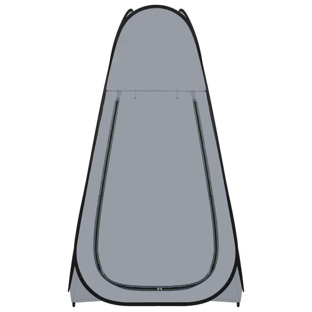 vidaXL Pop Up Shower Tent Grey