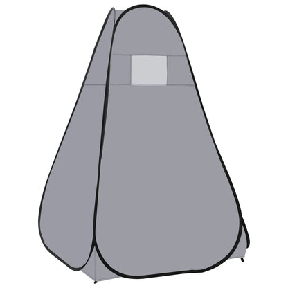 vidaXL Pop Up Shower Tent Grey