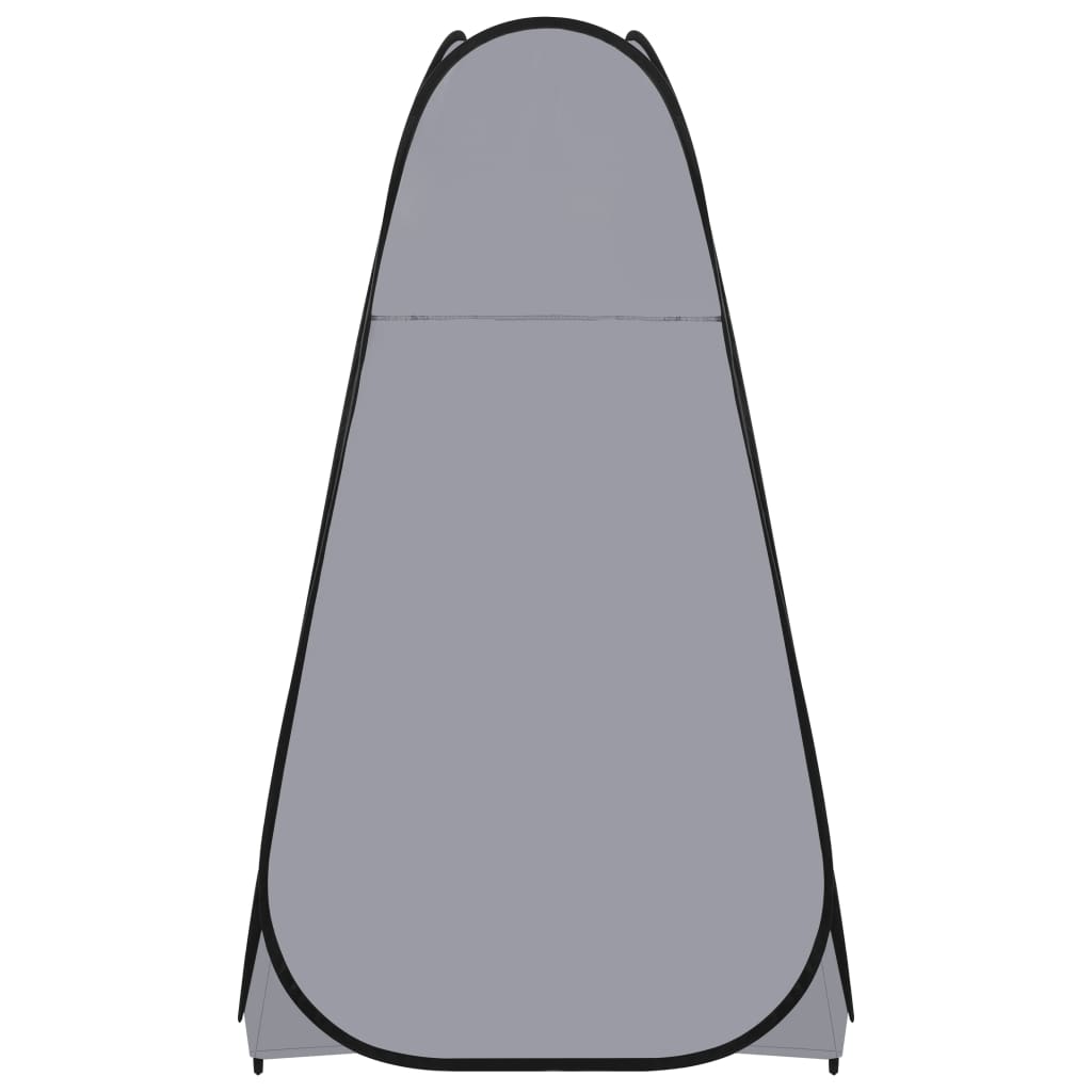 vidaXL Pop Up Shower Tent Grey