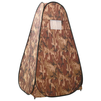 vidaXL Pop Up Shower Tent Camouflage
