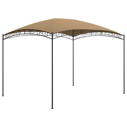 vidaXL Gazebo 3x4x2.65 m Taupe 180 g/m²