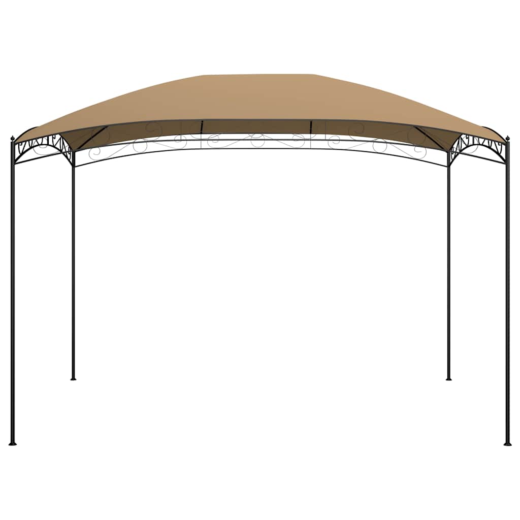 vidaXL Gazebo 3x4x2.65 m Taupe 180 g/m²