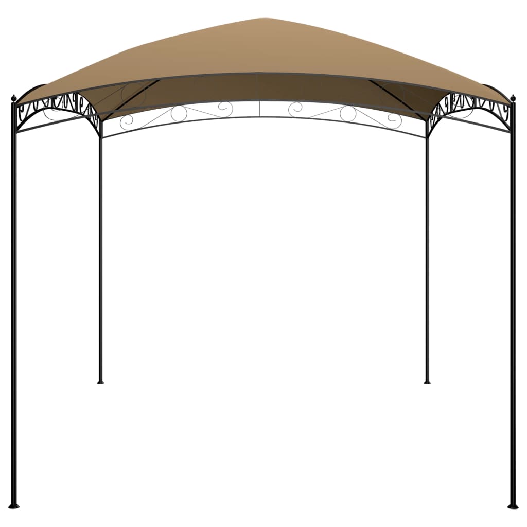 vidaXL Gazebo 3x4x2.65 m Taupe 180 g/m²