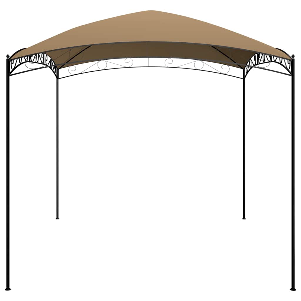 vidaXL Gazebo 3x4x2.65 m Taupe 180 g/m²