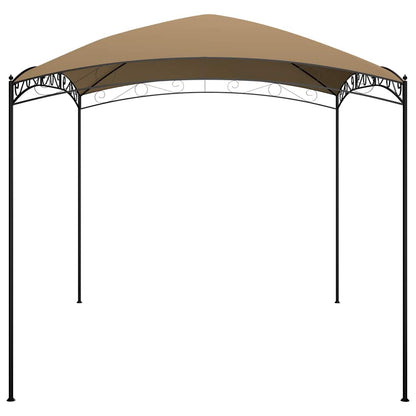 vidaXL Gazebo 3x4x2.65 m Taupe 180 g/m²
