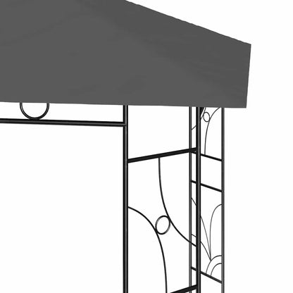 vidaXL Gazebo 4x3x2,7 m Anthracite 160 g/m²