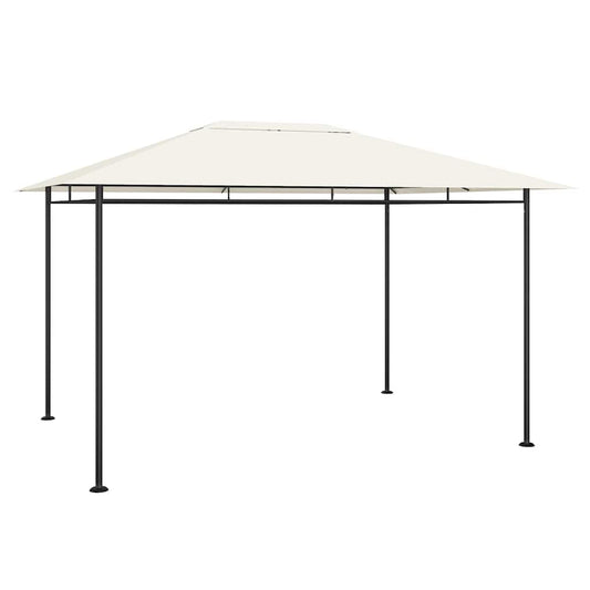 vidaXL Gazebo 384x281x270 cm Cream 180 g/m²