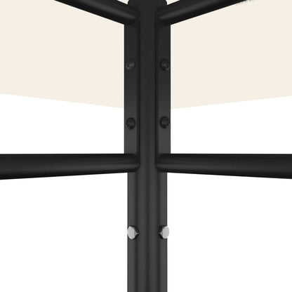 vidaXL Gazebo 384x281x270 cm Cream 180 g/m²