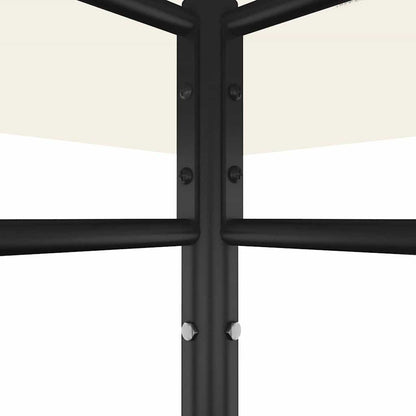 vidaXL Gazebo 384x281x270 cm Cream 180 g/m²
