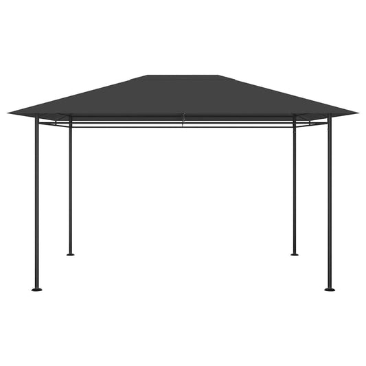 vidaXL Gazebo 384x281x270 cm Anthracite 180 g/m²