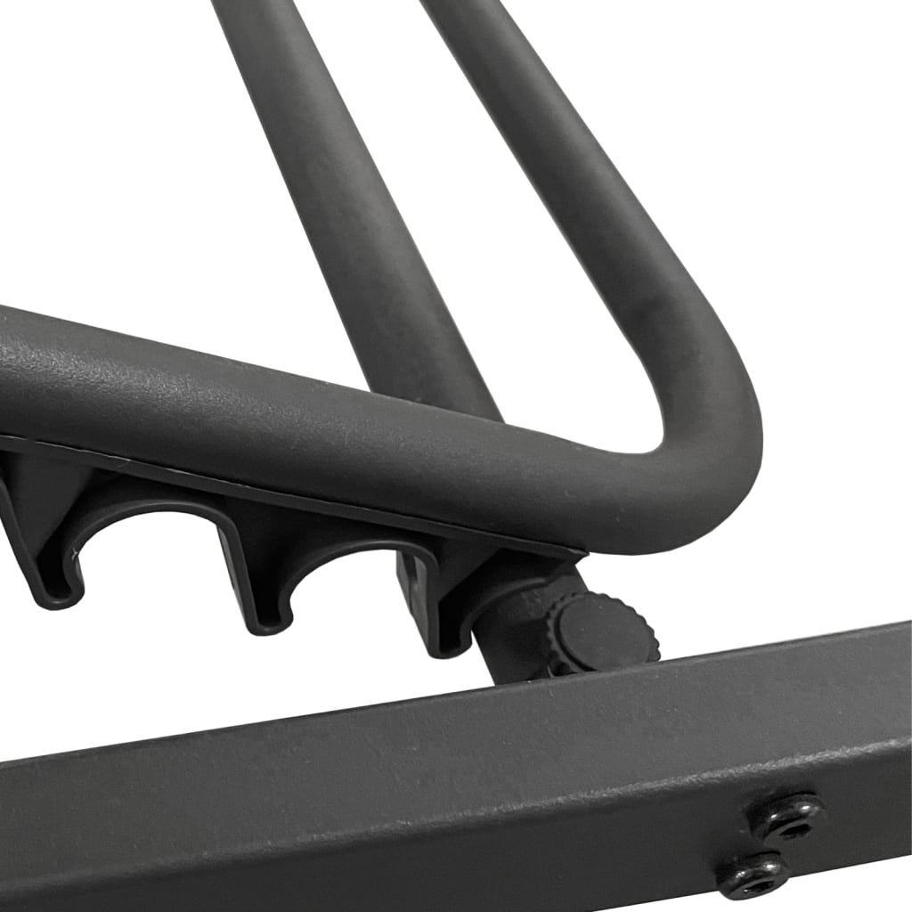 vidaXL Double Sun Lounger with Side and Top Curtains Anthracite