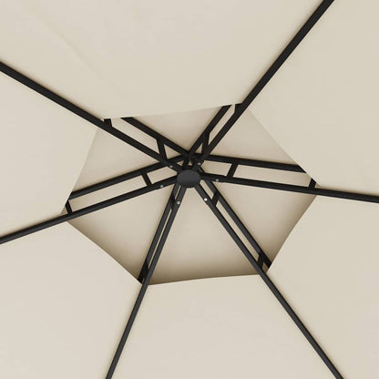 vidaXL Gazebo with Sidewalls 3,1x2,7 m Cream