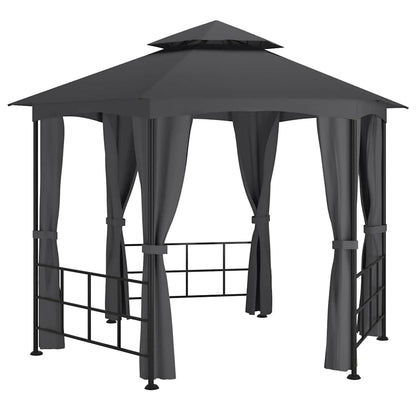 313933 vidaXL Gazebo with Sidewalls 3,1x2,7 m Anthracite
