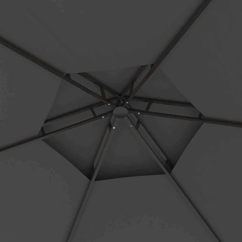 313933 vidaXL Gazebo with Sidewalls 3,1x2,7 m Anthracite