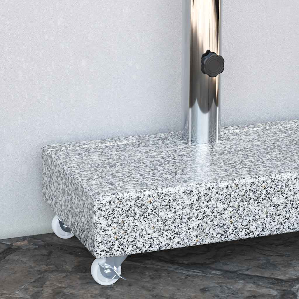 vidaXL Umbrella Base | Light Grey | Granite base | Standard | Umbrella Base