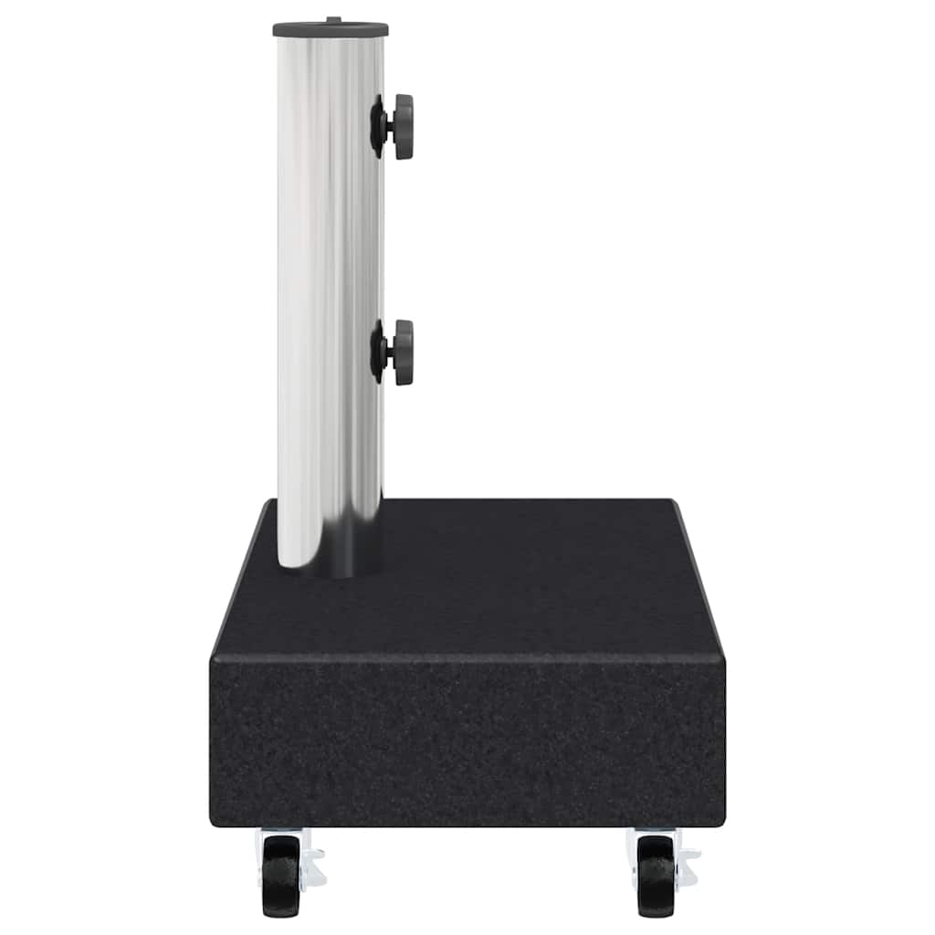 vidaXL Umbrella Base Black 45x25x8 cm Granite