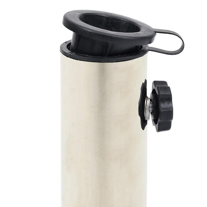 vidaXL Umbrella Base Black 40x28x4 cm Granite