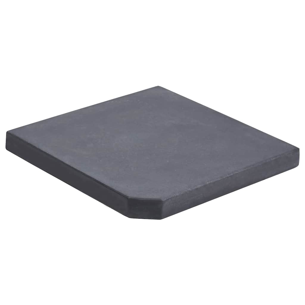 vidaXL Umbrella Weight Plate | Black | Granite | Small | Heavy Weight Endurance