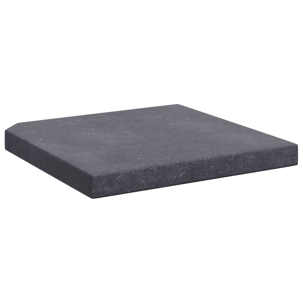 vidaXL Umbrella Weight Plate | Black | Granite | Small | Heavy Weight Endurance
