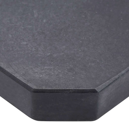 vidaXL Umbrella Weight Plate | Black | Granite | Small | Heavy Weight Endurance