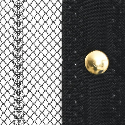 vidaXL Insect Door Curtains 2 pcs with Magnet Blocks Black 200x80 cm