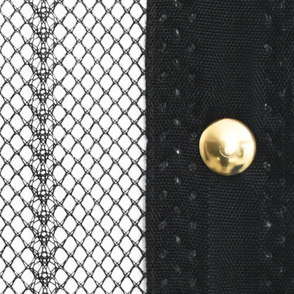 vidaXL Insect Door Curtains 2 pcs with Magnet Blocks Black 210x90 cm