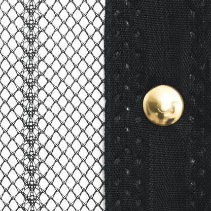 vidaXL Insect Door Curtains 2 pcs with Magnet Blocks Black 220x100 cm