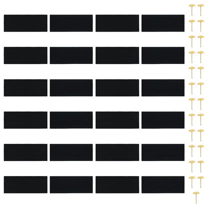 314690 vidaXL Insect Door Curtains 2 pcs with Magnet Blocks Black 230x160 cm
