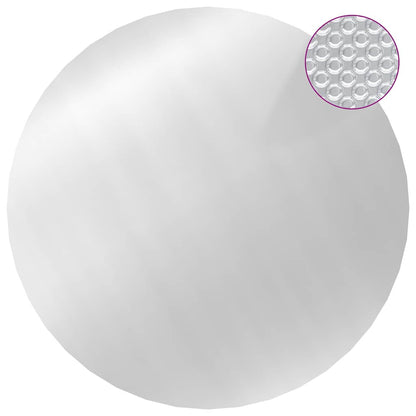 93089 vidaXL Pool Cover Silver 488 cm PE