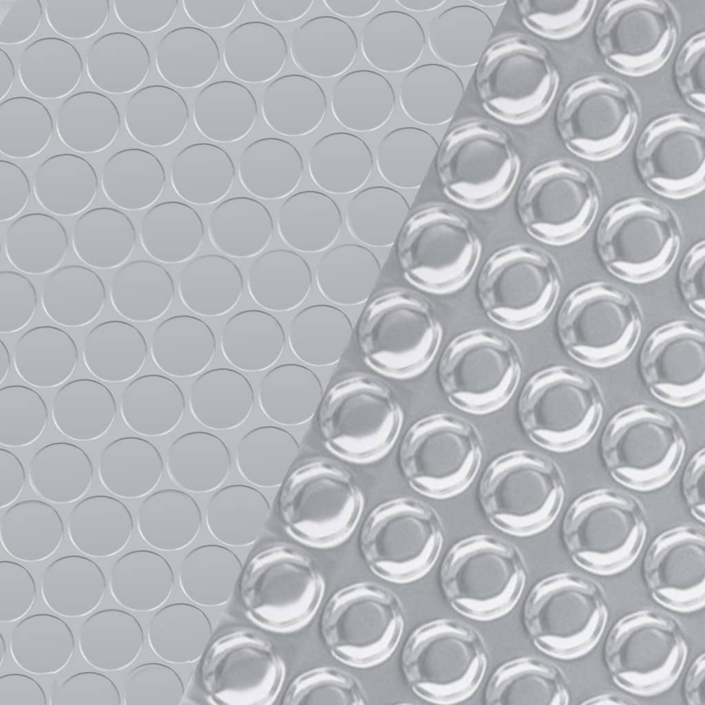 vidaXL Pool Cover Silver 549 cm PE