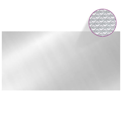 93095 vidaXL Pool Cover Silver 549x274 cm PE