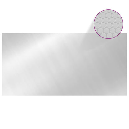 vidaXL Pool Cover | Silver | Polyethylene | 549x274 cm