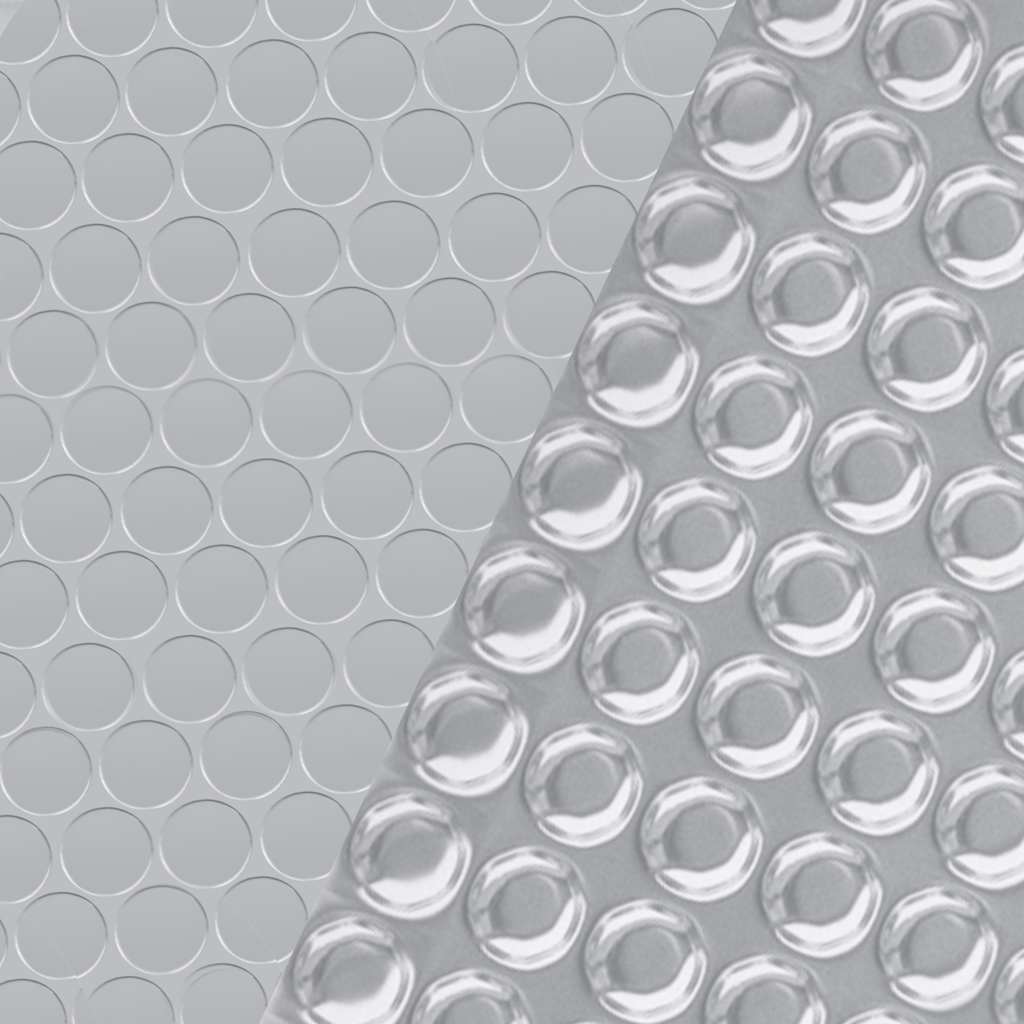 93095 vidaXL Pool Cover Silver 549x274 cm PE