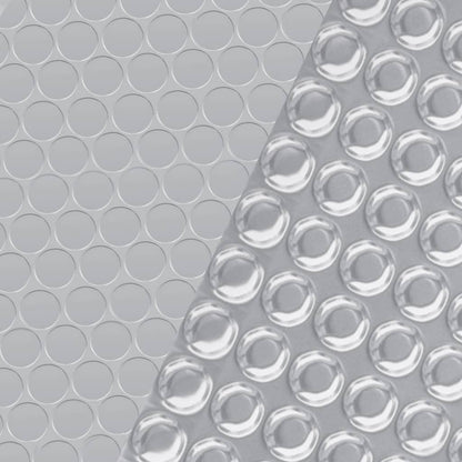 vidaXL Pool Cover Silver 975x488 cm PE