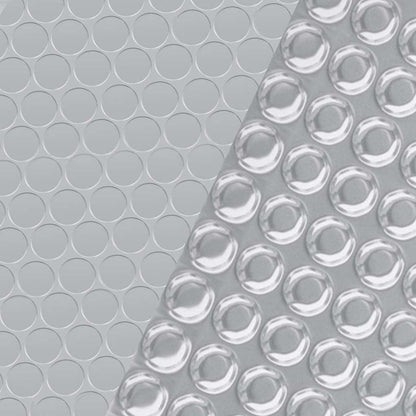 93100 vidaXL Pool Cover Silver 975x488 cm PE